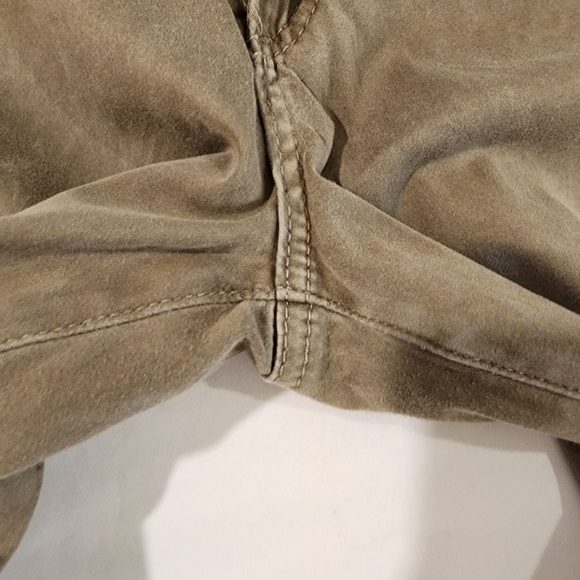 AG 31R x30 The Edie Mid-Rise Skinny Straight Ankle Jeans Pants Pale Olive Green - Picture 14 of 14